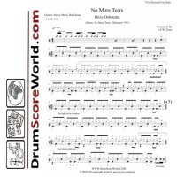 Ozzy Osbourne - No More Tears | Drum Sheet + Play-Along Track
